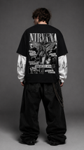 Nirvana  - Oversized Layered Tee