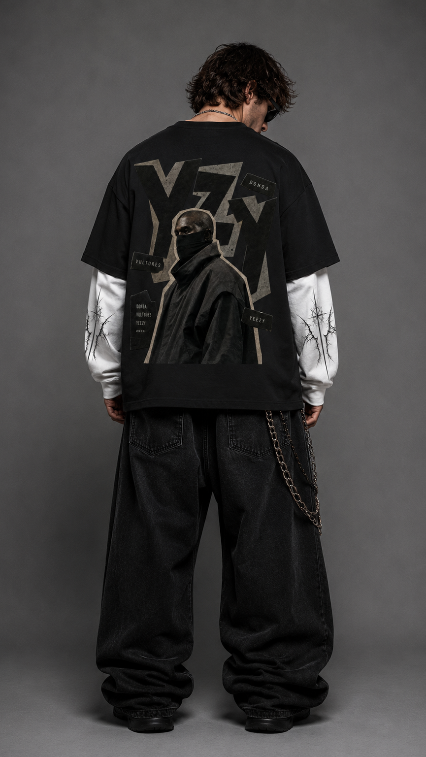 Kanye West YZY — Oversized Layered Tee