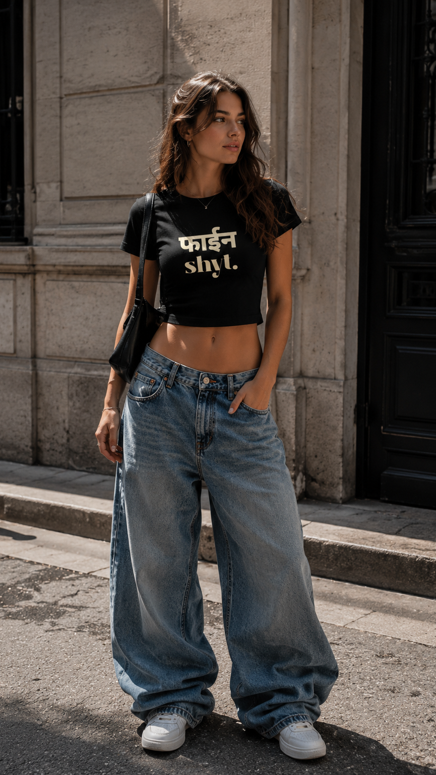 फाइन SHYT. Baby Tee