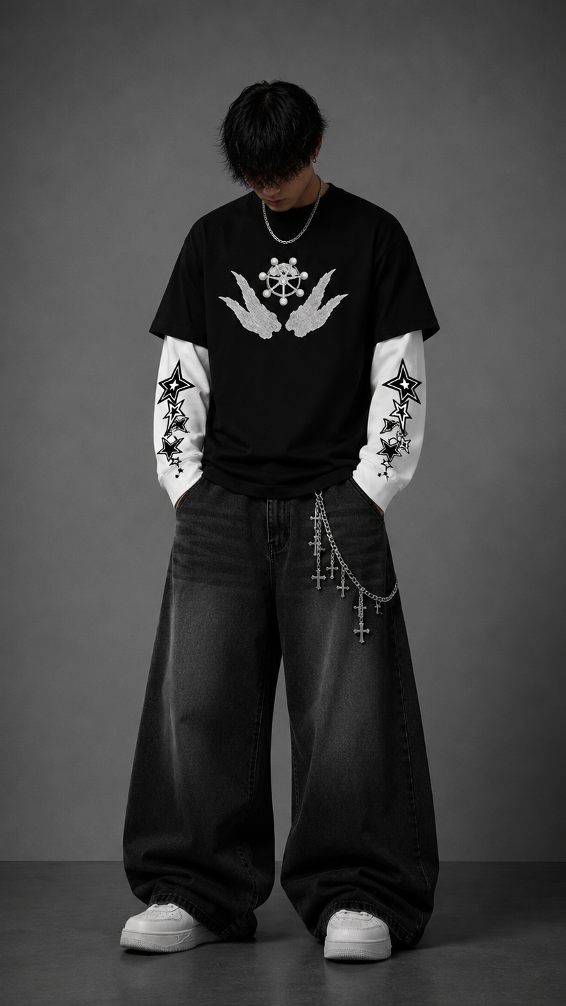 Mahoraga - Oversized Layered Tee