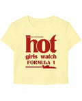 Butter Yellow Baby Tee Front Design