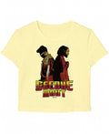 Butter Yellow Baby Tee Front Design