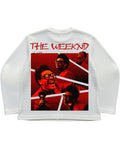 Off-white waffle knit oversized full-sleeve Back Design