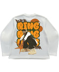 Off-white waffle knit oversized full-sleeve Back Design