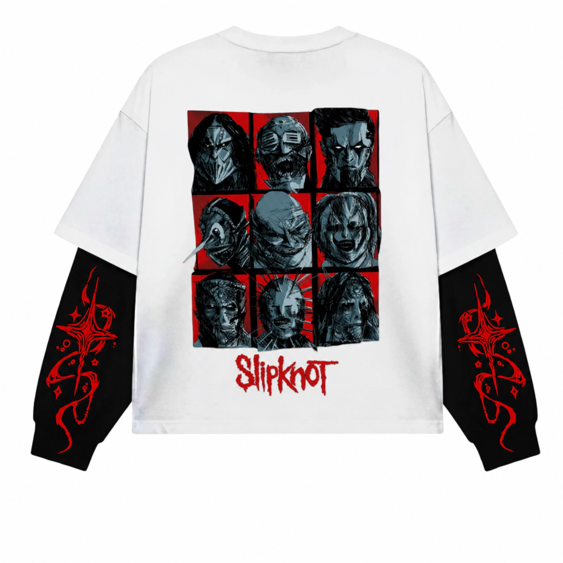 Slipknot - Oversized Layered tee