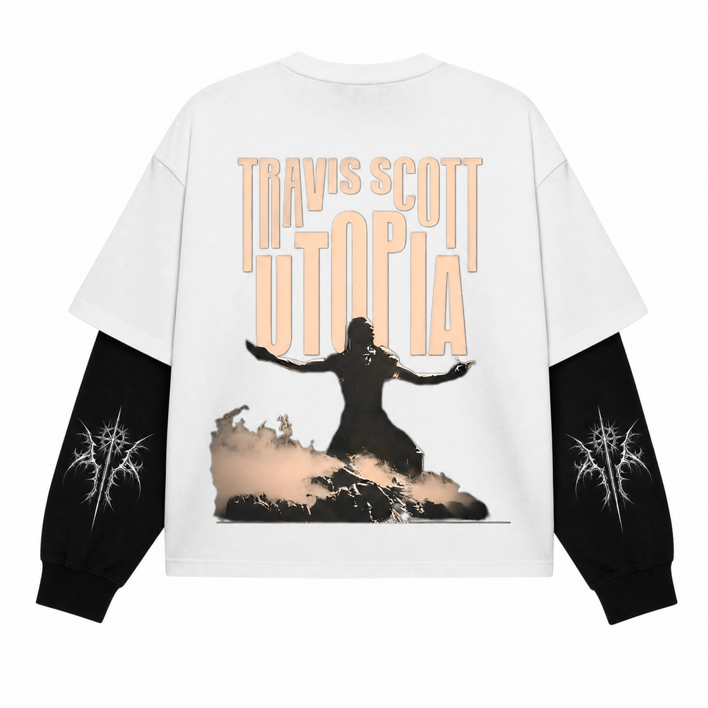 Travis Scott Utopia - Oversized Layered Tee