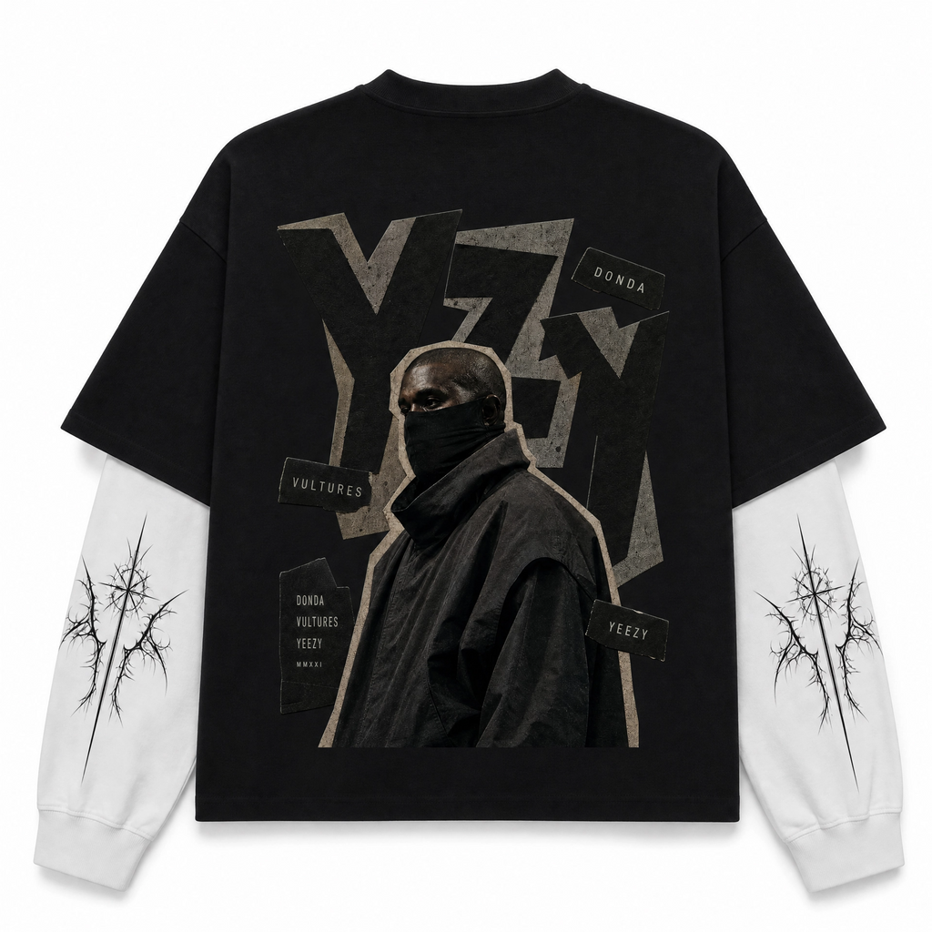 Kanye West YZY — Oversized Layered Tee