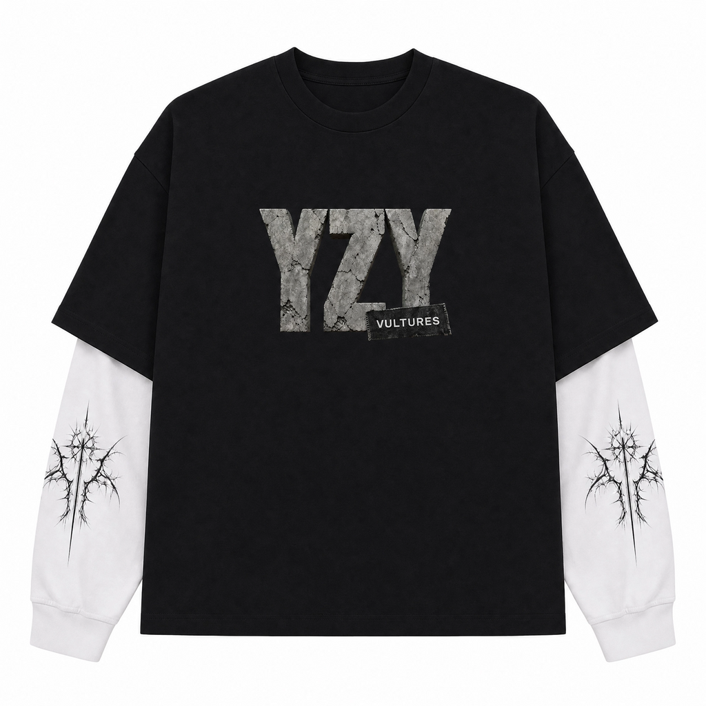 Kanye West YZY — Oversized Layered Tee