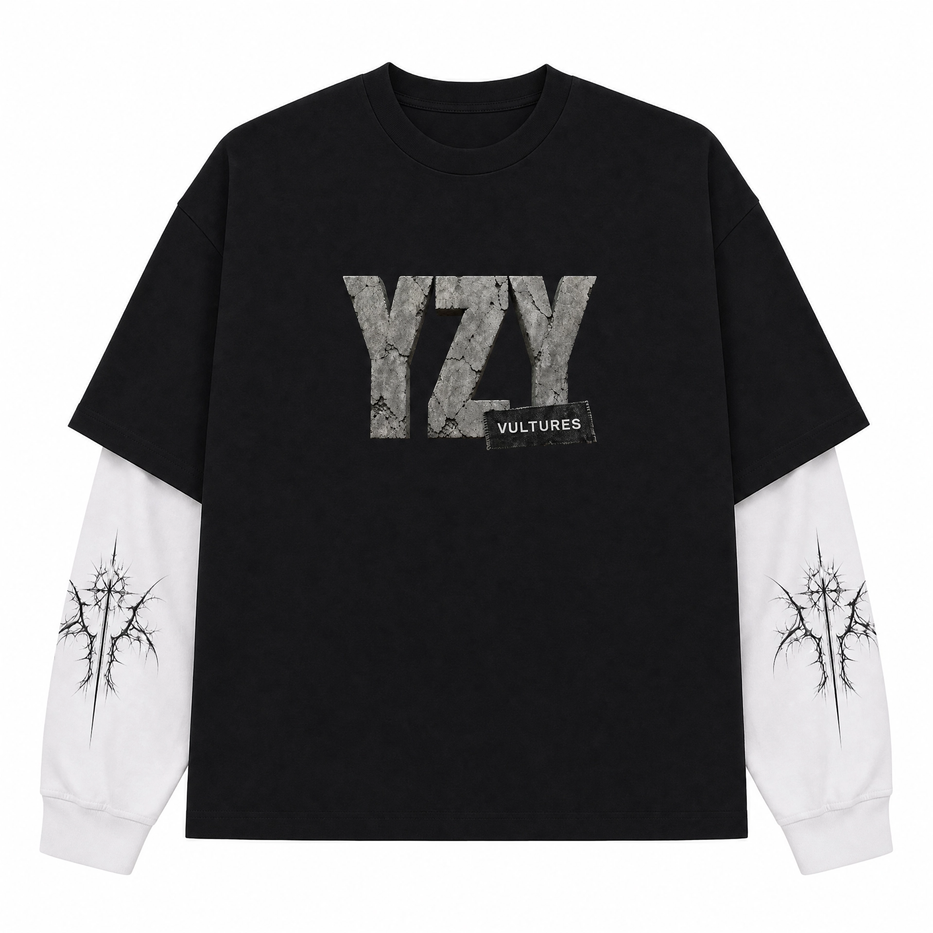 Kanye West YZY — Oversized Layered Tee